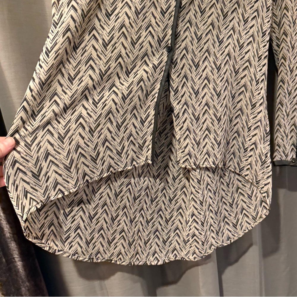 Sheer High-Low Blouse - Picture 6 of 13